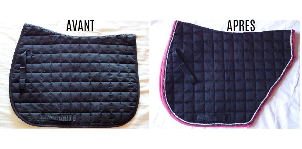 Tuto : Relooker son vieux tapis de selle !