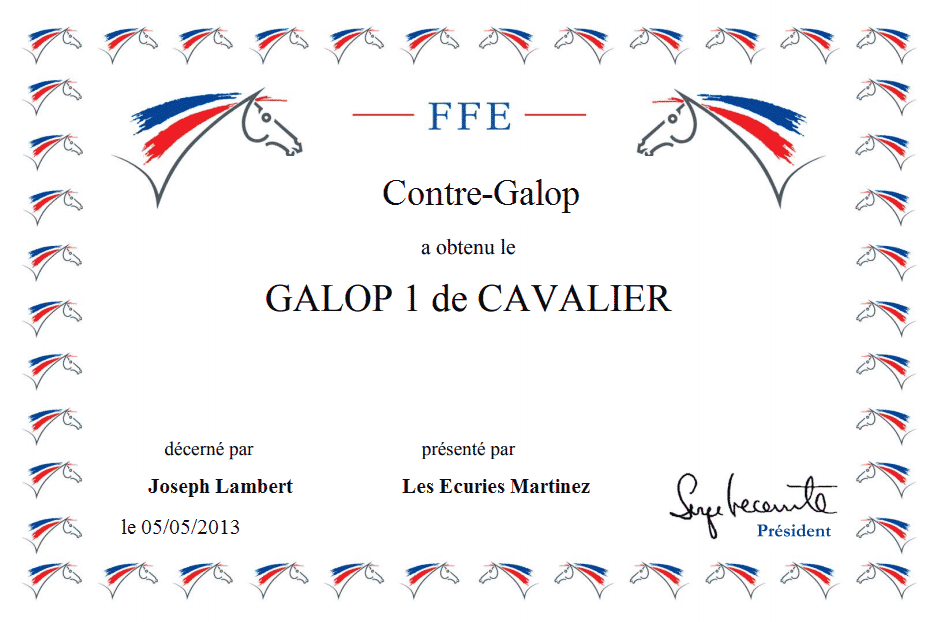 Le Galop 1 : Le guide complet