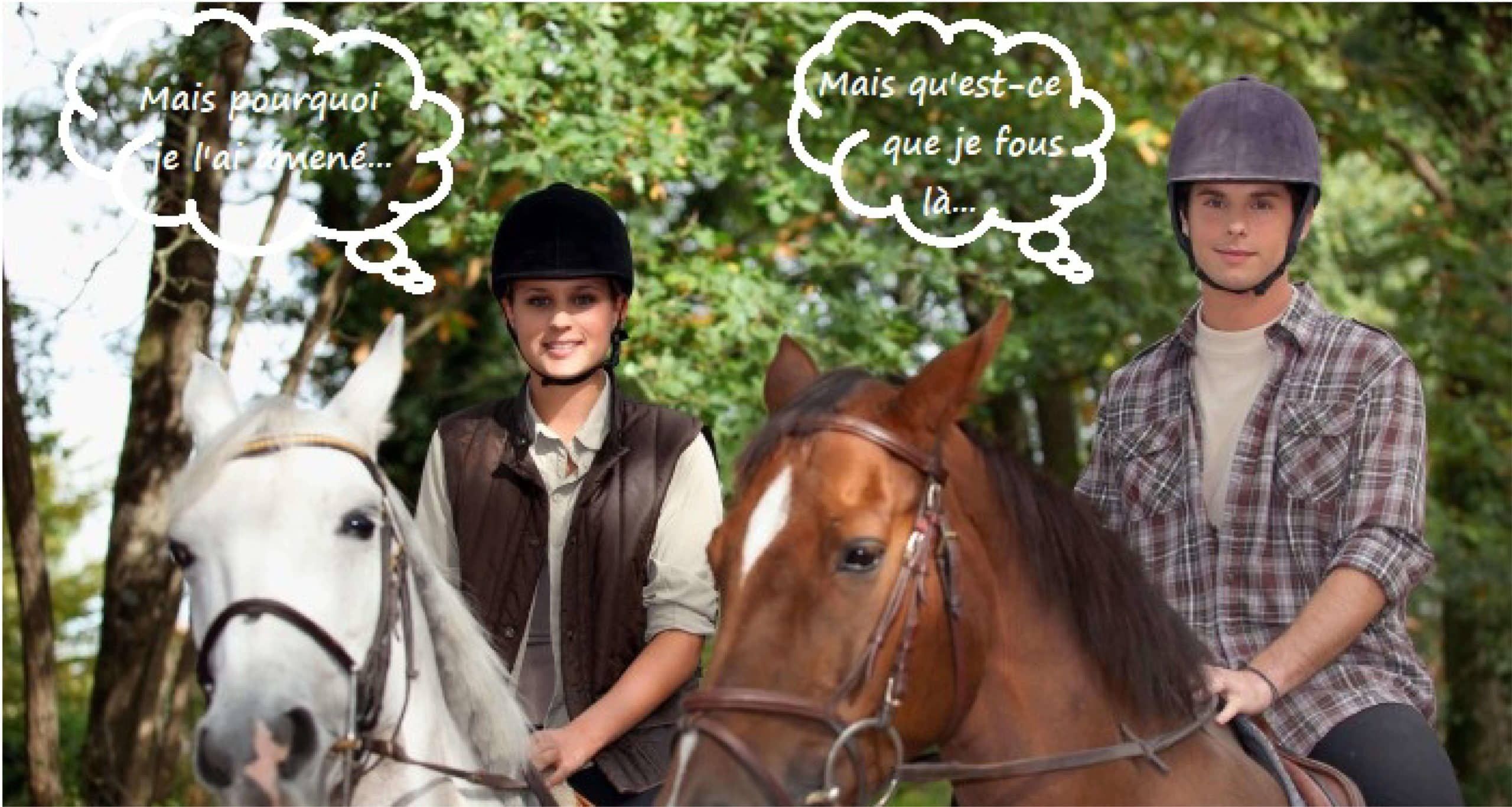 Copain VS cheval : Lequel est le plus relou ?