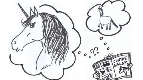 Dessin licorne : Apprendre à dessiner une licorne